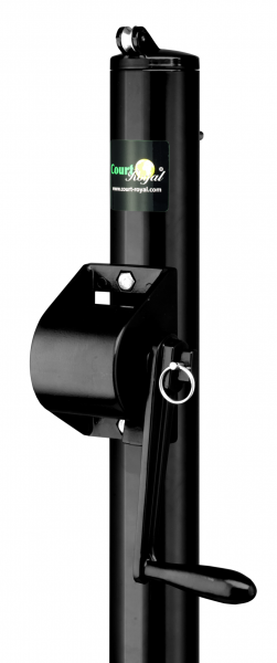 Nätstolpar och nät till pickleball med hylsa