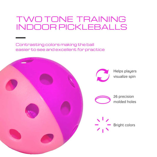 GAMMA Two-tone indoor training pickleball