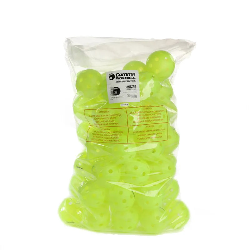 GAMMA Photon Indoor Pickleball Ball 60-pack