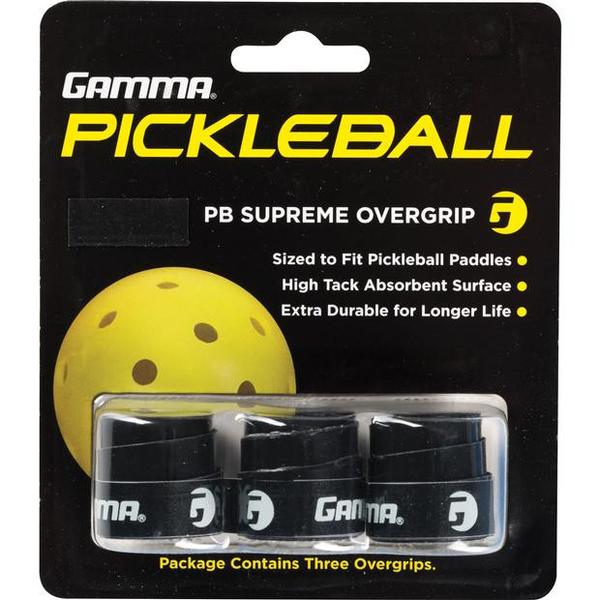 GAMMA Supreme Overgrip Black 3-pack